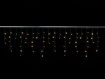 Cascade Light LED - 2 x 0.6 m - 72 lampes blanc chaud - fil transparent - modulateur (CS-LED-2X0.6-24V-UW)