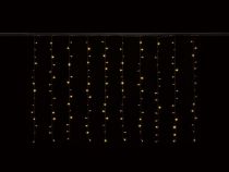 Cascade Light LED - 2 x 1.3 m - 150 lampes blanc chaud - fil transparent - 24 V (CS-LED-2X1.3-24V-UW-T)