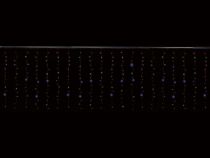 Cascade Light LED - 4 x 1.3 m - 300 LED - multicolore - câble transparent - 24 V (CS-LED-4X1.3-24V-MC-T)