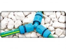 CELLFAST - CONNECTEUR À 2 VOIES POUR TUYAU D\'ARROSAGE - 1/2\  - 5/8\  (CF50-205)