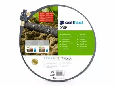 CELLFAST - TUYAU D\'ARROSAGE POREUX - 1/2\  - 7.5 m (CF19-001)