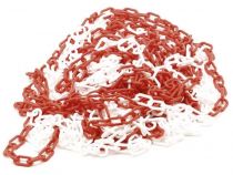 Chaine rouge/blanc - 25m (1186-25)