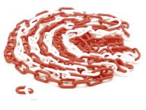 Chaine rouge/blanc - 5m (1186-5)