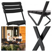Chaise Pliante - Imitation Bois (FP165W)
