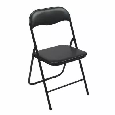 CHAISE PLIANTE - NOIR (FP168B)