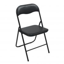 CHAISE PLIANTE - NOIR (FP168B)