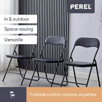 CHAISE PLIANTE - NOIR (FP168B)