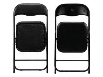 CHAISE PLIANTE - NOIR (FP168B)