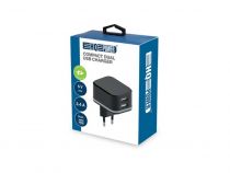 Chargeur Compact Avec 2 Connexions Usb 5 V - 3.4 A Max. ( 2.4 + 1 A ) - 17 W Max. (PSS6EUSB35B)
