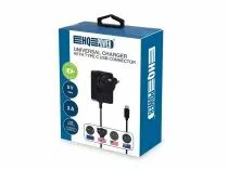 Chargeur Compact Avec Connexion Usb - 5 Vcc - 2.5 A Max. - 15 W Max. - Type C - Avec 4 Fiches De Voyage (PSS6EUSB41BT)