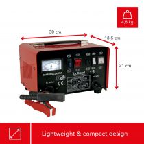 Chargeur pour accus à l\'acide plomb 12/24v - avec fonction boost - 9a (AC15)