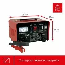 Chargeur pour accus &agrave; l\'acide plomb 12/24v - avec fonction boost - 9a (AC15)