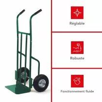 CHARIOT &Agrave; BOIS - CHARGE MAX. 250 KG