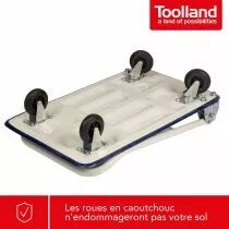 Chariot plate-forme 710 x 470mm - max. 150kg (OHT150)