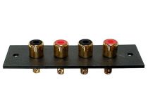 Chassis 1 x 4 rca femelle