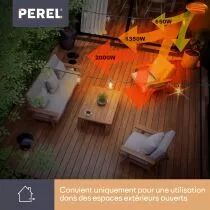 Chauffage De Terrasse - Montage Mural - 2000 W (PHW2000)