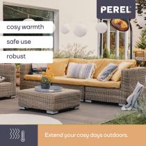 Chauffage De Terrasse - Sur Pied - 2000 W - Lanterne (PHS2000-R)