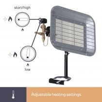 CHAUFFAGE RADIANT AU GAZ - 4 KW