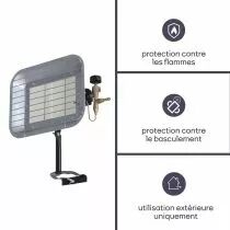 CHAUFFAGE RADIANT AU GAZ - 4 KW