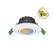 CHROMA ORIENT SPOT BBC DIAM 81MM ENCAS 6W 27K/3K/4K DIM RECOUV 5ANS (763410)
