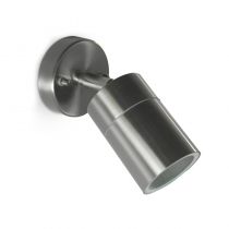 CLAIRETTE D APPL 1 X GU10 CYLINDRIQUE ORIENTABL IP44 INOX 316L (700370)