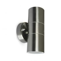 CLAIRETTE D/I APPL 2 X GU10 CYLINDRIQUE IP44 INOX 316L (700350)