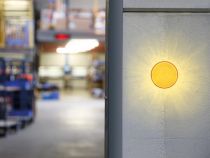 CLIGNOTANT À LED - AMBRE - 12 VCC - ø 77 mm (HAA40AN)