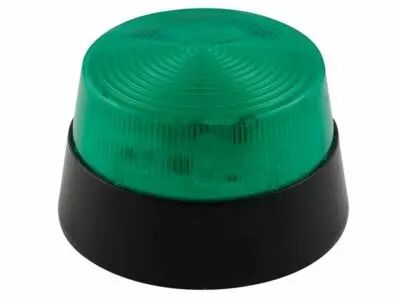 CLIGNOTANT � LED - VERT - 12 VCC - � 77 mm (HAA40GN)