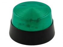 CLIGNOTANT À LED - VERT - 12 VCC - ø 77 mm (HAA40GN)