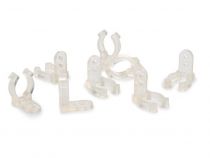 Clips De Montage Pour Flexibles Lumineux Et Flexibles Lumineux À Led - 20 Pcs (HQRL99003)