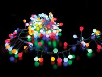 Clusterlight LED - 3 m - 176 boules multicolores - fil transparent - 24 V (CLL-LED-3.0-176-24V-MC)