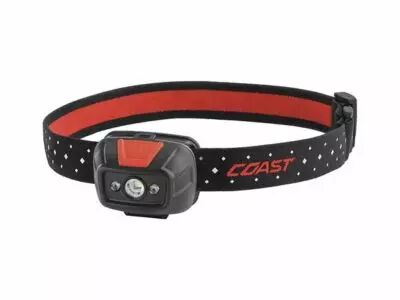 COAST - FL19 - LAMPE FRONTALE - INTENSIT� R�GLABLE - LUMI�RE ROUGE/BLANC - 320 LUMEN (LCOAFL19-BL)