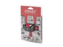 COAST - FL19 - LAMPE FRONTALE - INTENSITÉ RÉGLABLE - LUMIÈRE ROUGE/BLANC - 320 LUMEN (LCOAFL19-BL)