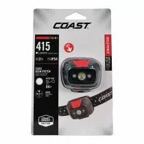 COAST - FL19 - LAMPE FRONTALE - INTENSIT&Eacute; R&Eacute;GLABLE - LUMI&Egrave;RE ROUGE/BLANC - 320 LUMEN (LCOAFL19-BL)
