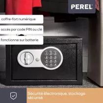 Coffre-Fort &Eacute;lectronique - 20 X 31 X 20 Cm (BG90017)