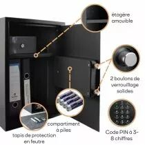 Coffre-Fort &Eacute;lectronique - 50 X 35 X 31 Cm (BG90020)