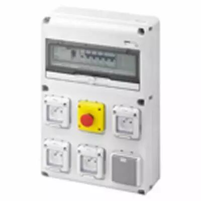 Coffret 4x230v-16a+1xtri400v-20a+au+bornier