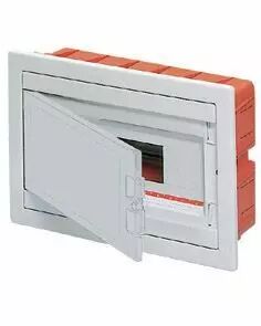 Coffret � encastrer porte pleine 8 m ip40