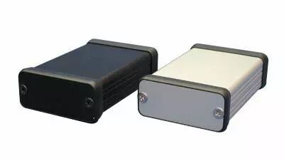 Coffret aluminium anodise clair 120x54x23
