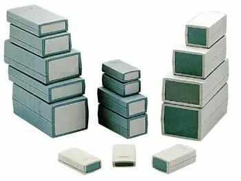 Coffret en plastique moule - gris fonce 150 x 80 x 60mm (G418)