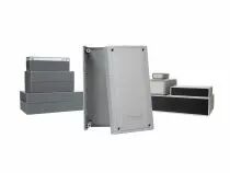 Coffret en plastique moule - gris fonce 190 x 100 x 60mm (G422)