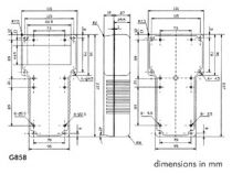 Coffret en t - gris - solid display (G858GS)