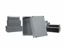 Coffret etanche en abs - gris fonce 171 x 121 x 80mm (G340)