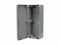 Coffret etanche en abs - gris fonce 195 x 80 x 55mm (G346)