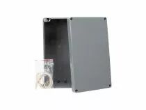 Coffret etanche en abs - gris fonce 200 x 120 x 75mm (G373)