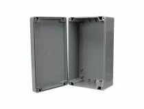 Coffret etanche en abs - gris fonce 200 x 120 x 75mm (G373)
