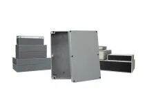 Coffret etanche en abs - gris fonce 222 x 146 x 55mm (G317)