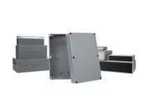 Coffret etanche en abs - gris fonce 222 x 146 x 75mm (G353)