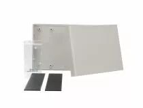 Coffret etanche en abs 140x110x35 gris clair (G738)