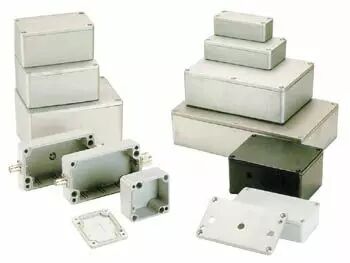 COFFRET ETANCHE EN ALUMINIUM - 120.5 x 120.5 x 101.5mm